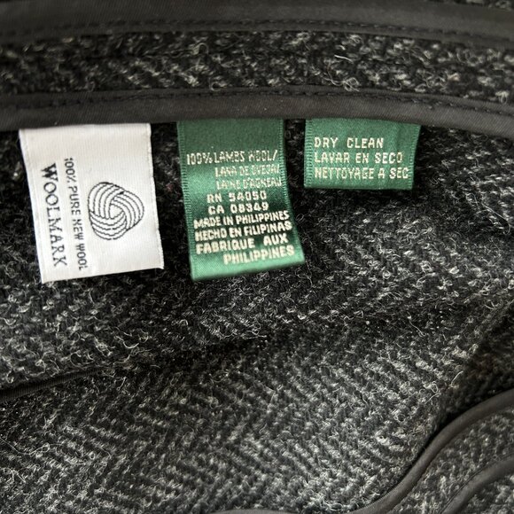 Lauren Ralph Lauren 100% Lambswool Charcoal Gray Blazer Women’s Size 6P petite - Picture 4 of 14